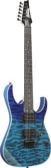 IBANEZ GRG120QASP-BGD - электрогитара, 6 струн, цвет - синий 