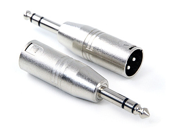 INVOTONE AD460 - переходник джек моно 6.3мм <> XLR 3P, корпус металл
