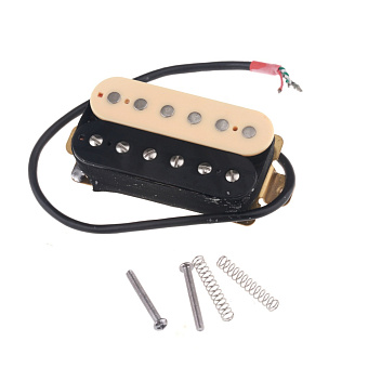 Musiclily M433 - звукосниматель хамбакер, нековый(neck), кремовый/черный