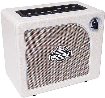 Mooer DH02 Li Hornet White - моделирующий гитарный комбо с аккумулятором, 15Вт, 1х6.5", белый