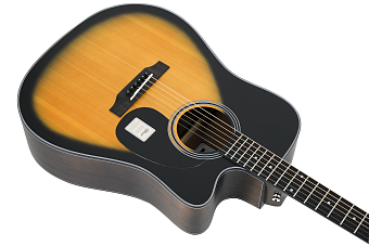Klever KD-600S SB - гитара акустическая, дредноут (41"), цвет черный, санберст Klever KD-600S SB - гитара акустическая, дредноут (41"), цвет черный, санберст