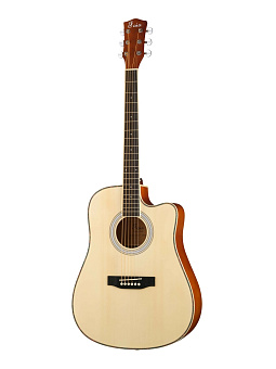 Foix FFG-4101C-NAT - акустическая гитара, с вырезом, цвет натуральный