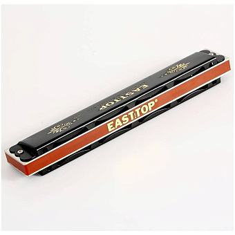 EASTTOP T2406 K - Губная гармоника тремоло, С, 24/24 отв., 48 язычков
