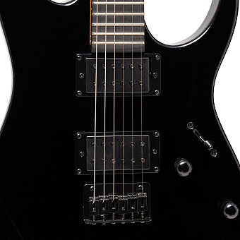 ROCKDALE Akira EX Reverse Black - электрогитара, суперстрат.Корпус - тополь. Гриф - клён. ROCKDALE Akira EX Reverse Black - электрогитара, суперстрат.Корпус - тополь. Гриф - клён.