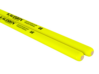 Kaledin Drumsticks 7KLHBYL5B Yellow 5B - барабанные палочки, граб, флуоресцентные желтые