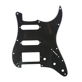 Musiclily MX0311 - пикгард для электрогитары Fender Stratocaster, 3 слоя, черная