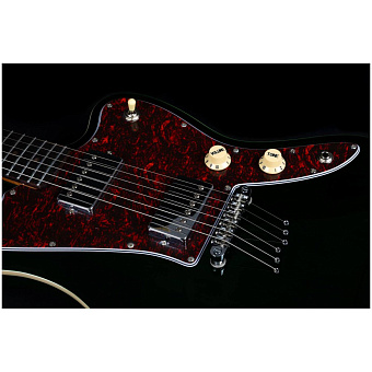 JET JJ-350 GR R - электрогитара, Jaguar, HH, цвет зеленый