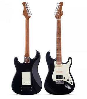 Smiger L-G2-i3-BK - электрогитара со встроенными эффектами, 8 перегрузов, Hall, Delay, чёрная