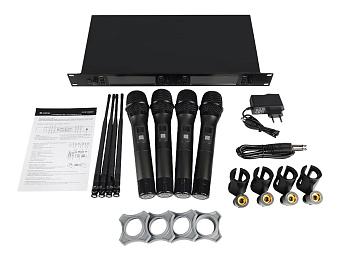Axelvox DWS7000HT(FC Bundle) - радиосистема с 4 ручными микрофонами, UHF 710-726 MHz, 4х16 каналов