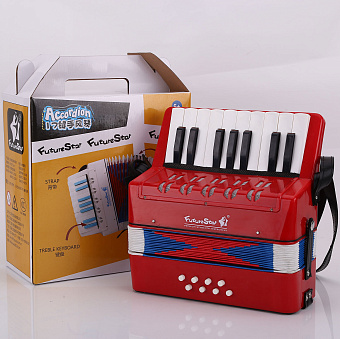 Future Star FF-17K-RD Аккордеон малый детский Красный