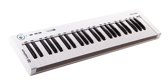 Axelvox KEY49j White - MIDI клавиатура USB, 49 клавиш, динамическая