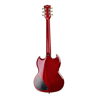REDHILL SGX200 TR - электрогитара, SG даблкат, H+H, махагон, цвет прозрачный красный