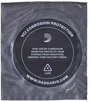 D'Addario PL022 Plain Steel Отдельная струна без обмотки, сталь, .022