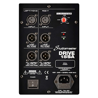Studiomaster DRIVE15SA - активный сабвуфер, 450Вт