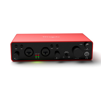 Wrugste GV-AR007 Аудиоинтерфейс USB, 2 входа (комбинированные XLR/Jack) 2 выхода