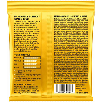 Ernie Ball 2216 Nickel Wound Slinky Skinny Top Beefy Bottom 10-54 - струны для электрогитары
