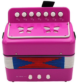 Future Star FF-7K RRD гармошка цвет малиновый