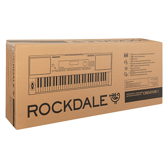 ROCKDALE Creator 1 - синтезатор с автоаккомпанементом, 61 клавиша