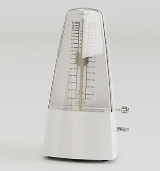 Cherub WSM-305-WH - метроном механический, белый Cherub WSM-305-WH - метроном механический, белый