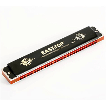 EASTTOP T2406 K - Губная гармоника тремоло, С, 24/24 отв., 48 язычков