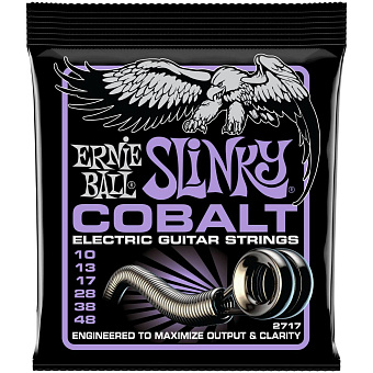 ERNIE BALL 2717 Cobalt Slinky Ultra 10-48 - струны для электрогитары