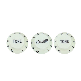 Musiclily MX1563MG-2MX1564MG Комплект ручек потенциометров (2+1), Strat Style, мятно-зеленые