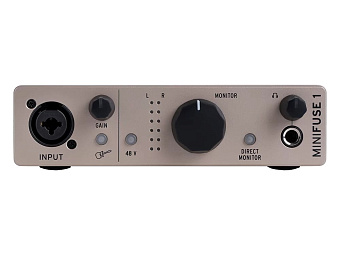 Arturia MiniFuse 1 Champagne - аудио интерфейс USB Arturia MiniFuse 1 Champagne - аудио интерфейс USB