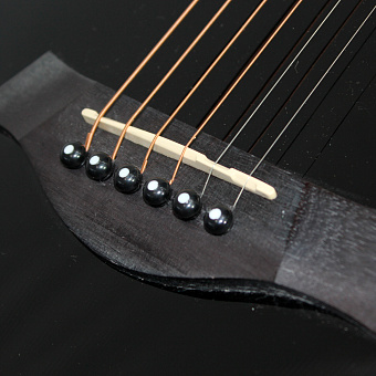 KEPMA D1CE Black - электроакустическая гитара, цвет черный