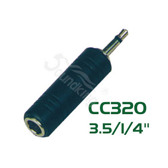 SOUNDKING CC320 - переходник (разъем переходной) 3,5мм, моно, штекер - 6,35мм