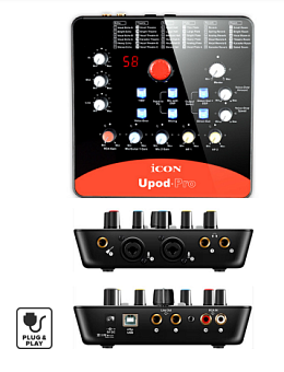 iCON UPOD PRO - Аудиоинтерфейс для стриминга с DSP