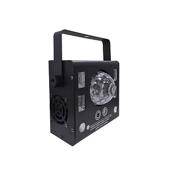 Led Star MA-E007A Эффект светодиодный, 4в1, волшебный шар, УФ, стробоскоп, лазер красный/зеленый