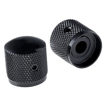 Musiclily MX0672-4 Ручка потенциометра, метрическая, металлическая, черная, 4шт