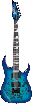 IBANEZ GRGR221PA-AQB - электрогитара, Superstrat, HH, цвет - голубой и чёрный IBANEZ GRGR221PA-AQB - электрогитара, Superstrat, HH, цвет - голубой и чёрный