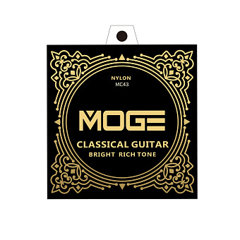 Moge MC43 - комплект струн для классической гитары, нейлон/посеребренная медь, среднее натяжение