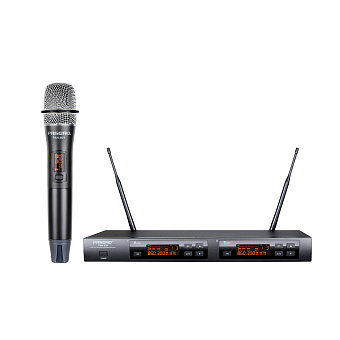 Pasgao PAW-920 Rx_PAH-801 TxH_PBT-801 TxB Двухканальная радиосистема с ручным и поясным передатчикам