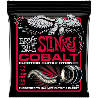 ERNIE BALL 2716 Cobalt Slinky Burly 11-52 - струны для электрогитары