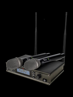 Axelvox DX800HT - микрофонная радиосистема с 2 ручными микрофонами Axelvox DX800HT - микрофонная радиосистема с 2 ручными микрофонами
