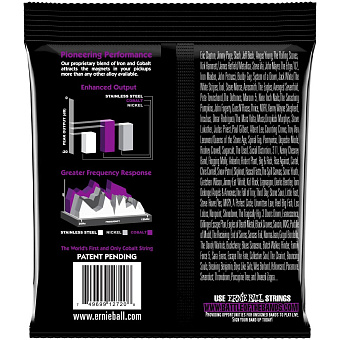 ERNIE BALL 2729 Cobalt Slinky Power 11-58 - струны для электрогитары 7-струнной