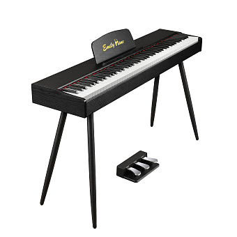 EMILY PIANO D-47 BK - цифровое фортепиано, чёрное матовое EMILY PIANO D-47 BK - цифровое фортепиано, чёрное матовое
