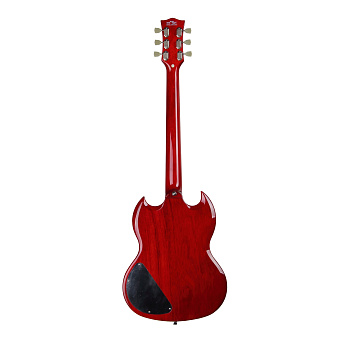 REDHILL SGX200 TR - электрогитара, SG даблкат, H+H, махагон, цвет прозрачный красный