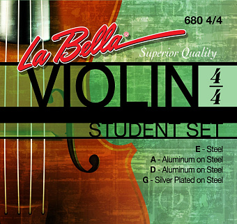 LaBella 680 Комплект струн для скрипки размером 4/4, металл