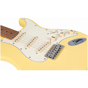 JET JS-300 VYW - электрогитара, Stratocaster, SSS, цвет винтажный желтый