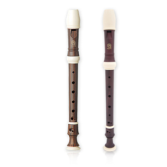 Angel AWR-SW(B) Wood Grain - блокфлейта сопрано, барочная система, коричневая, 3 части