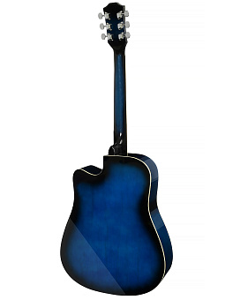 MARTIN ROMAS MR-441 BLS - гитара акустическая, размер 41", тип «Dreadnought», цвет - синий бёрст