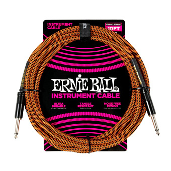 ERNIE BALL 6468, 3.05м - инструментальный кабель, 3,05м