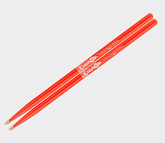 HUN 1010100201001 Colored Series 5A Барабанные палочки, орех гикори, красные