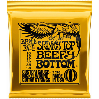 Ernie Ball 2216 Nickel Wound Slinky Skinny Top Beefy Bottom 10-54 - струны для электрогитары