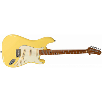 JET JS-300 VYW - электрогитара, Stratocaster, SSS, цвет винтажный желтый