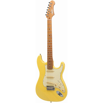JET JS-300 VYW - электрогитара, Stratocaster, SSS, цвет винтажный желтый