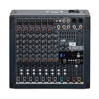Echo Acoustic LiveStar 61FX - микшерный пульт, 6 микр, 1 стерео, 2 AUX-шина, подгруппа, процессор